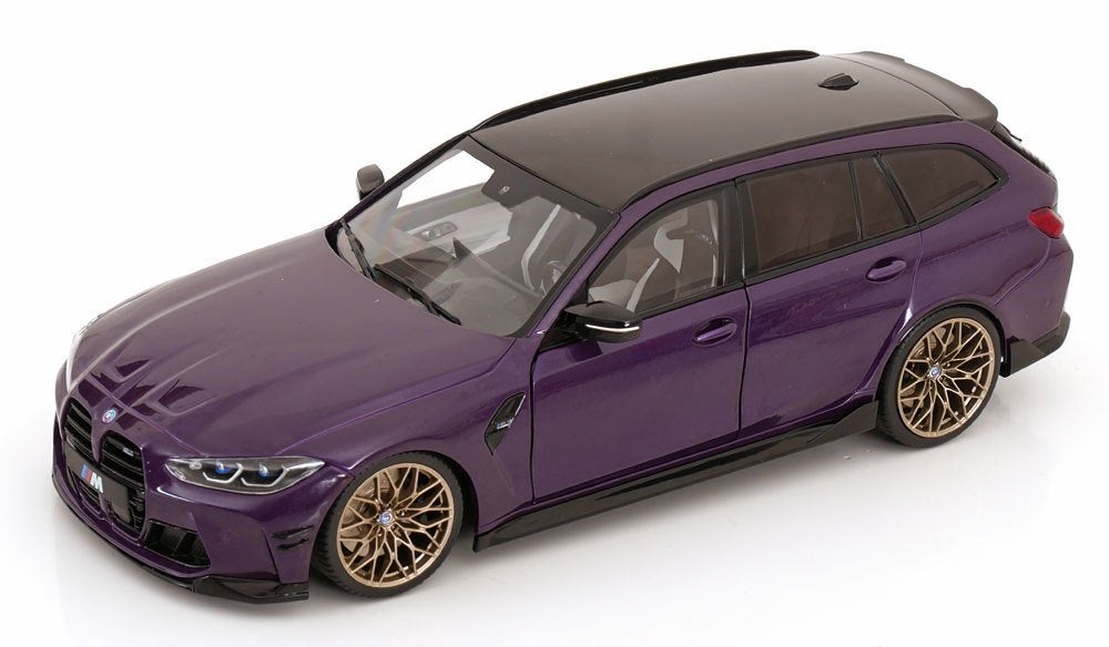 BMW M3 (G81) Competition M XDrive Touring 2024 Paars Metalli, Solido, Tschuiten@hotmail.com, Auto, Solido