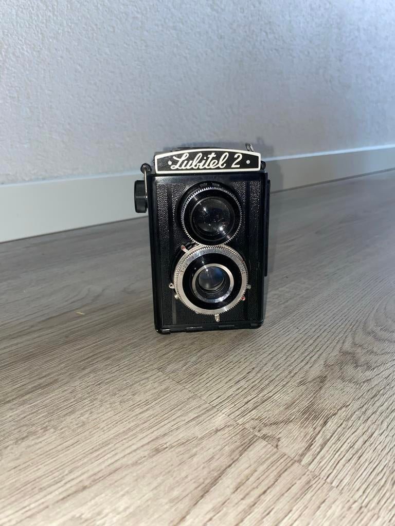 Antieke Lubitel 2 camera uit 1958 - Goede staat, mist onderd, Ophalen of Verzenden, Niet werkend, Spiegelreflex, Overige Merken