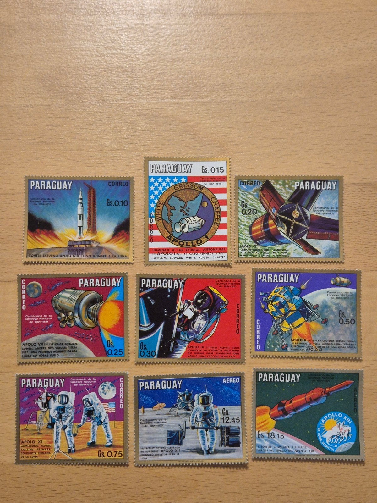 Paraguay 1970 ruimtevaart, Ophalen of Verzenden, Postfris, Zuid-Amerika