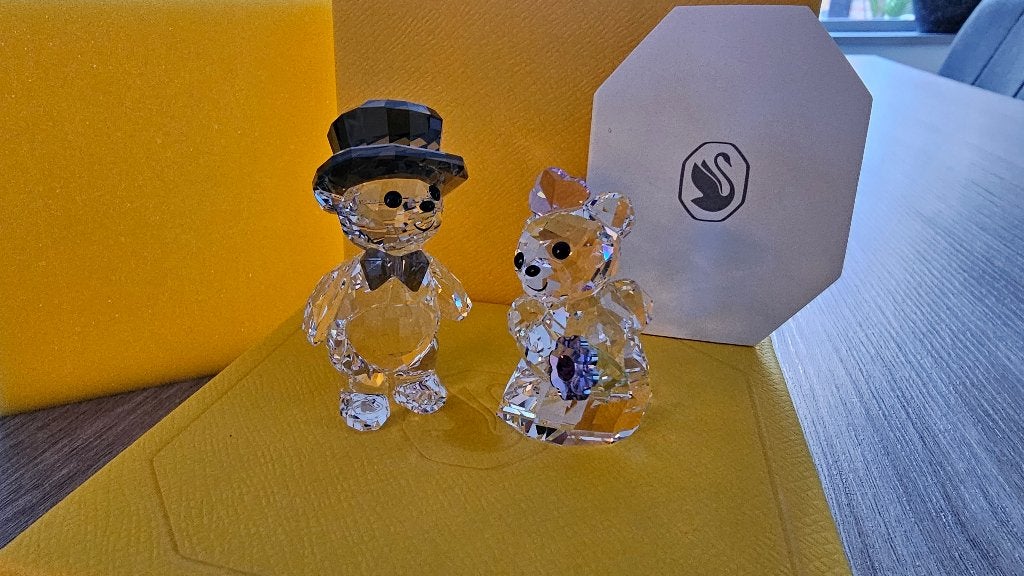 Swarovski Kris Beer Trouwen! NIEUW!, Ophalen of Verzenden, Nieuw, Figuurtje