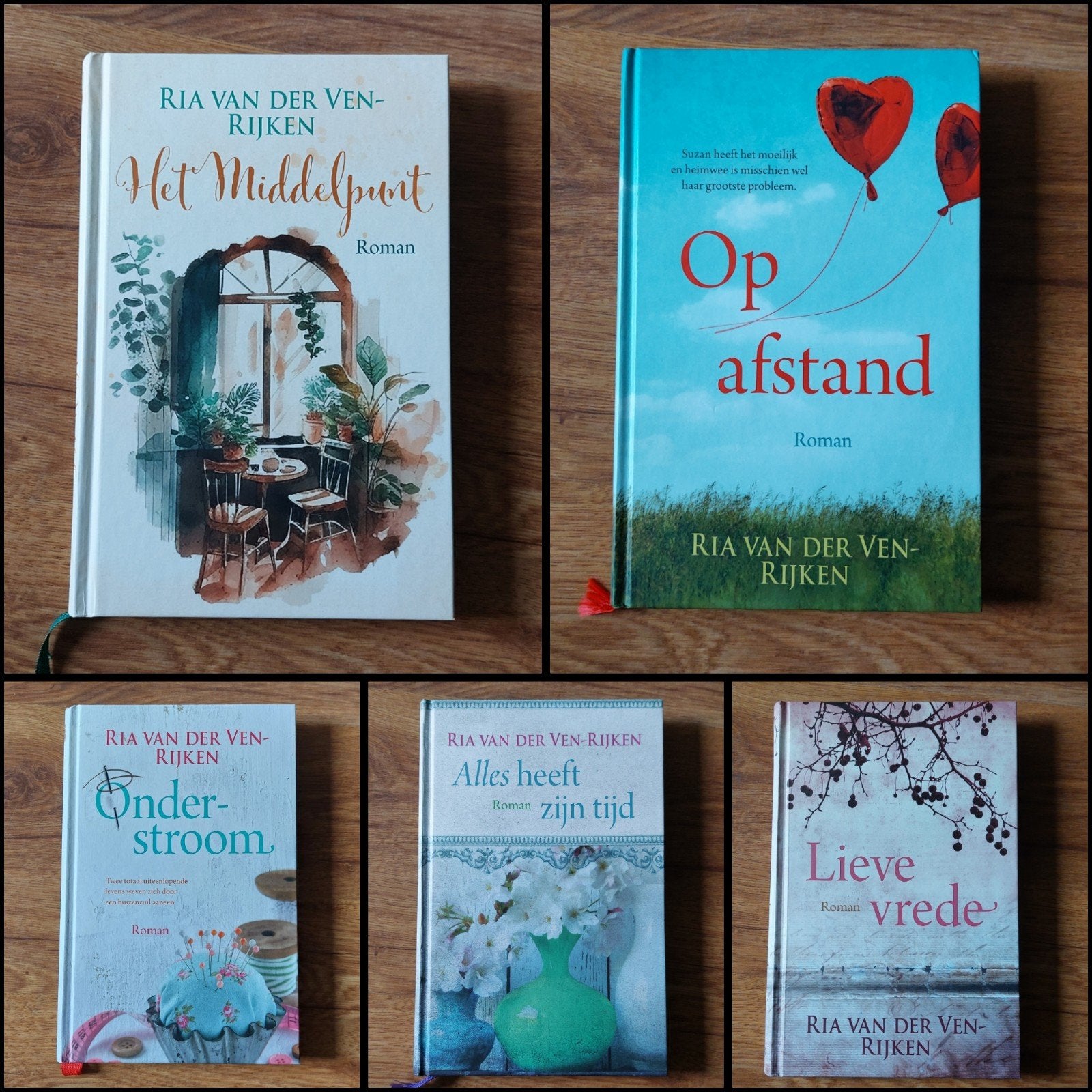 Romans • Ria van der Ven-Rijken • o.a. Het Middelpunt, Ophalen of Verzenden, Zo goed als nieuw, Ria van der Ven-Rijken