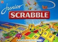 Junior Scrabble, Hobby en Vrije tijd, Gezelschapsspellen | Bordspellen, Drie of vier spelers, Ophalen, Zo goed als nieuw, Mattel
