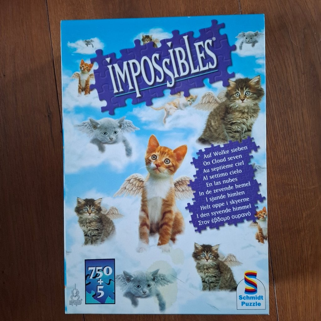 Puzzel impossibles in de zevende hemel, Hobby en Vrije tijd, Ophalen of Verzenden, 500 t/m 1500 stukjes, Zo goed als nieuw, Legpuzzel