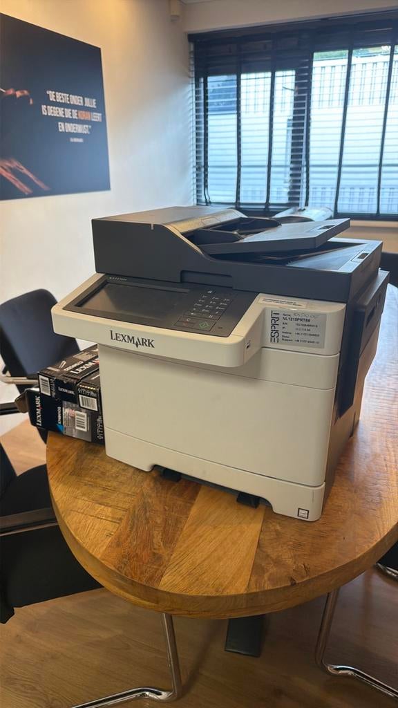 Lexmark All-in-one Laserprinter met extra toners, Kopieren, All-in-one, Ophalen of Verzenden, Zo goed als nieuw