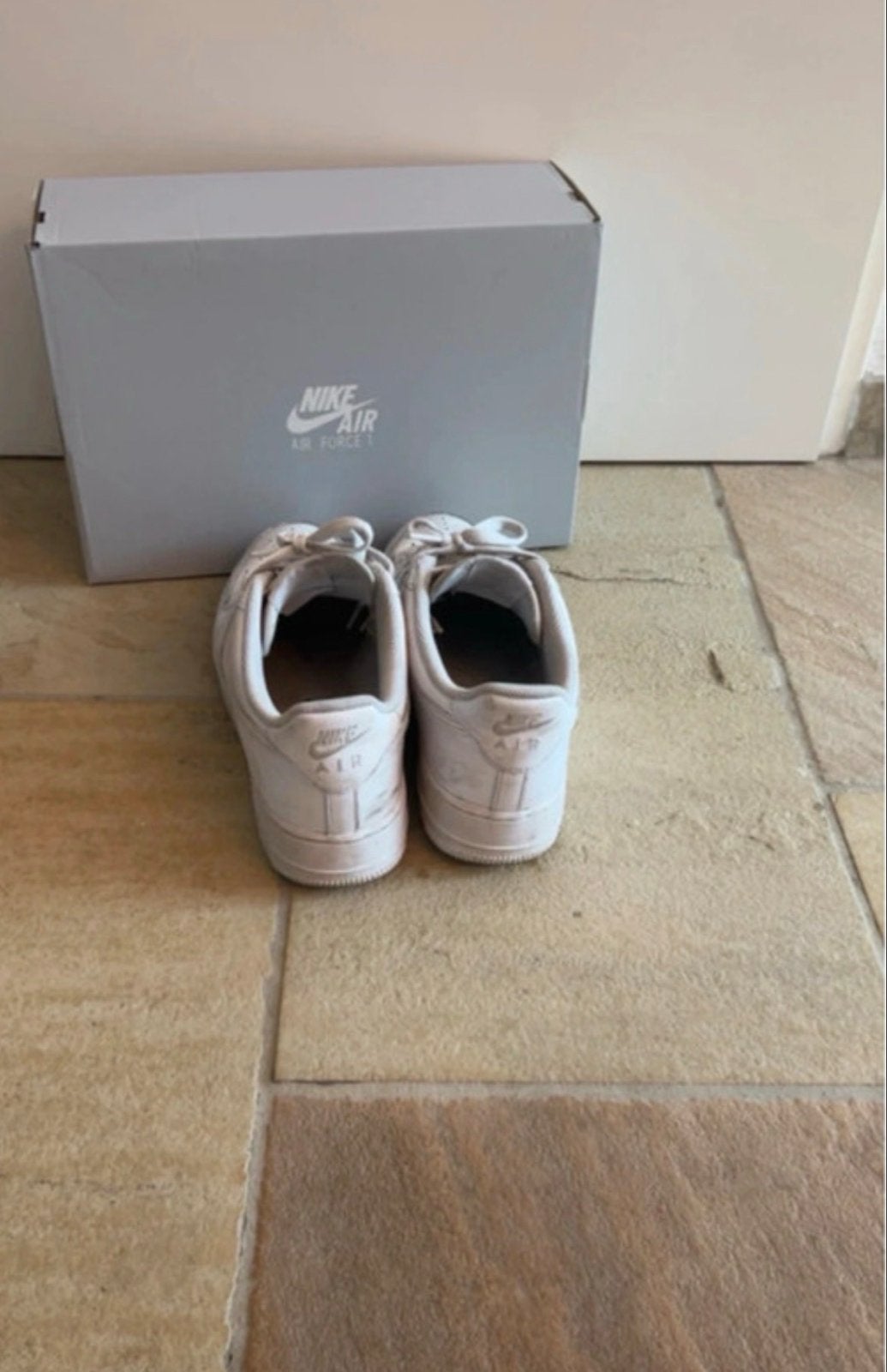 Nike Air Force 1’07 - Maat 43, Kleding | Heren, Ophalen of Verzenden, Gedragen, Wit, Sneakers of Gympen