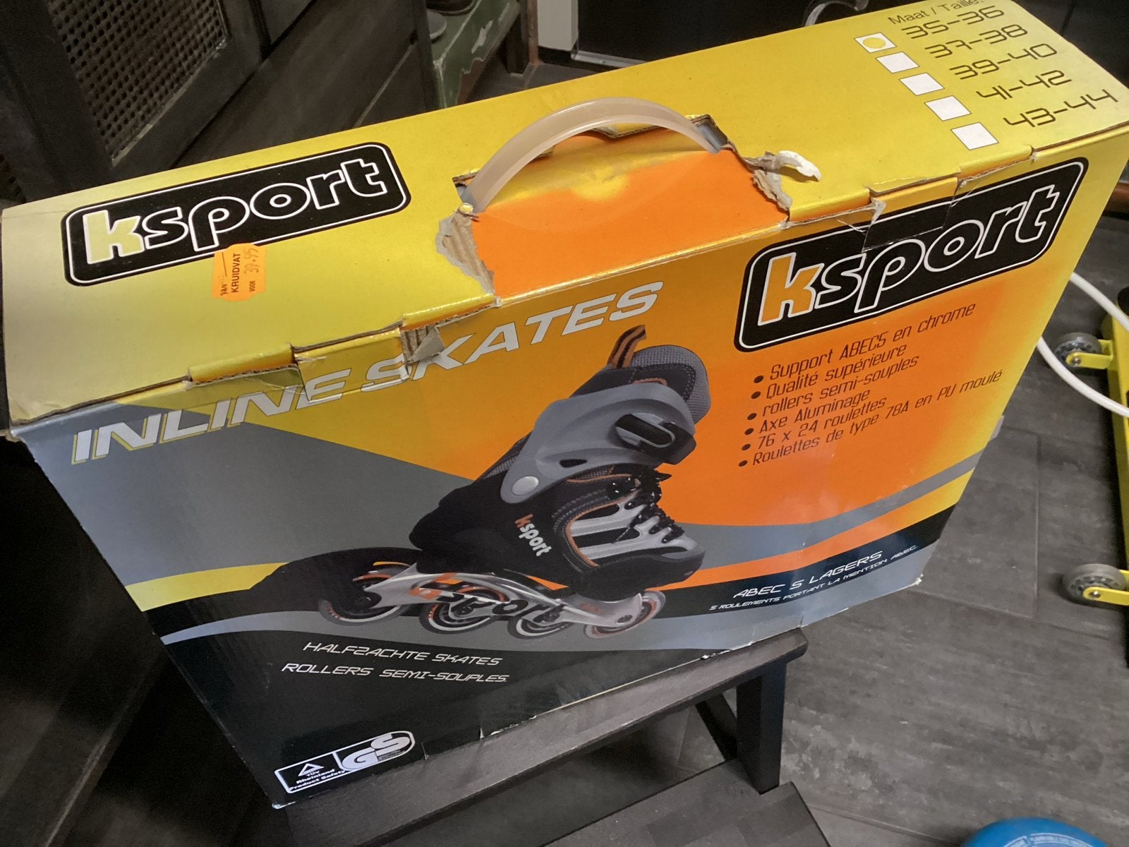 Ksport Inline Skates - Maat 39-40, Ophalen of Verzenden, Zo goed als nieuw, Overige typen, Overige merken