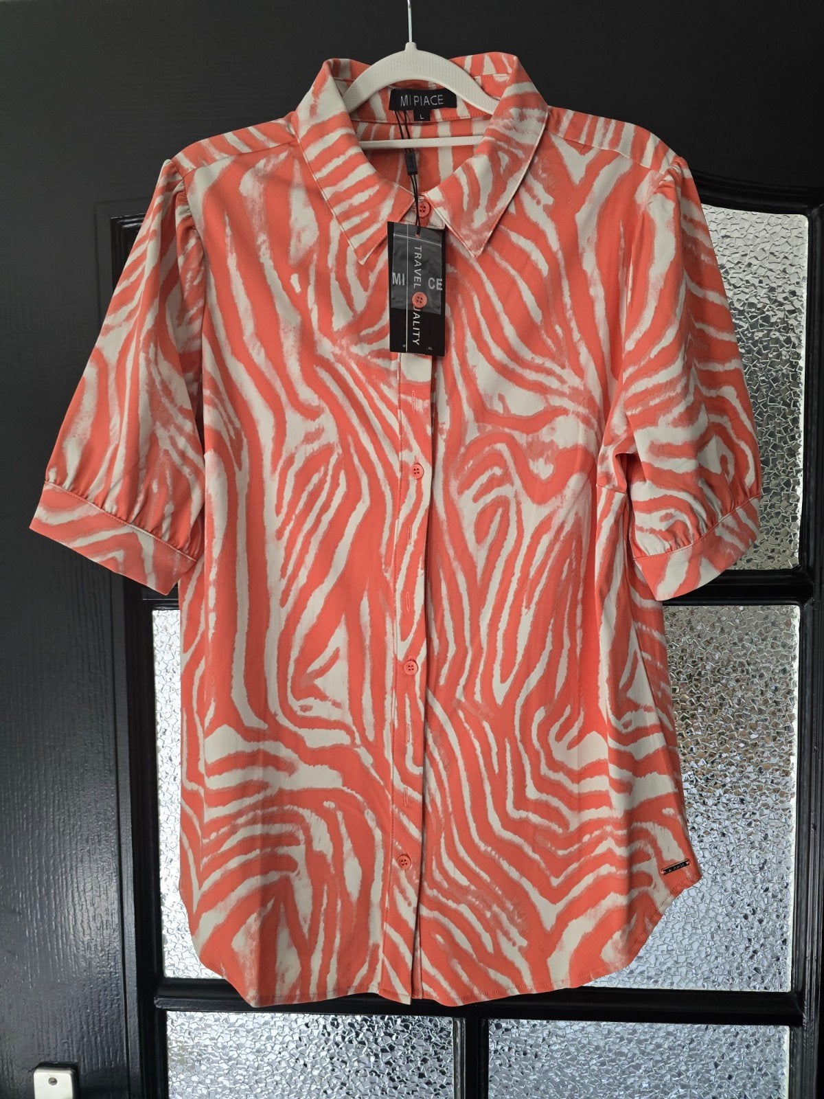 Nieuw mi piace travel L blouse grape Apple kit, Kleding | Dames, Ophalen of Verzenden, Nieuw