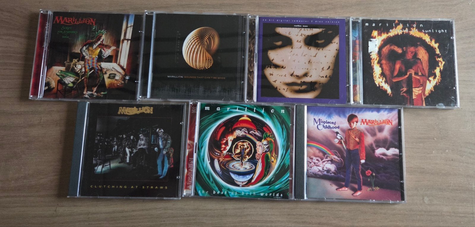 Marillion CD Collectie: 7 Albums (Gebruikt), Cd's en Dvd's, Ophalen of Verzenden, Gebruikt