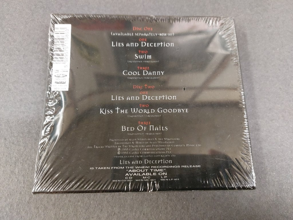 The Stranglers BOX CDSINGLE + POSTER Lies deception GESEALED, Ophalen of Verzenden, Nieuw in verpakking, Rock en Metal, Speciale editie