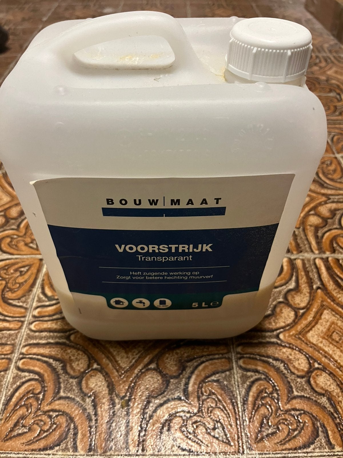 Voorstrijk bouwmaat, Ophalen, Zo goed als nieuw, Wit