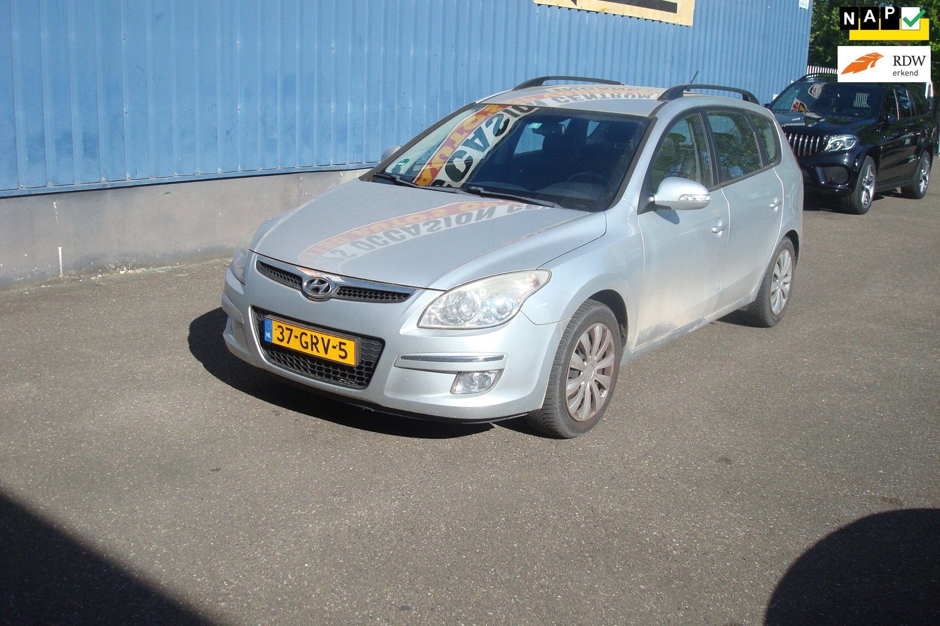 Hyundai I30 CW 1.6i Style, Auto's, Hyundai, Gebruikt, 1591 cc, 4 cilinders, Leder en Stof