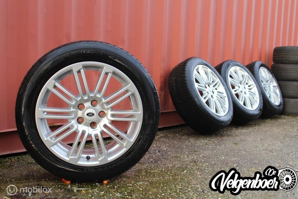 Land Rover Discovery 3 / 4 velgen + Vredestein winterbanden, Auto-onderdelen, Banden en Velgen, Gebruikt, 255 mm, Banden en Velgen