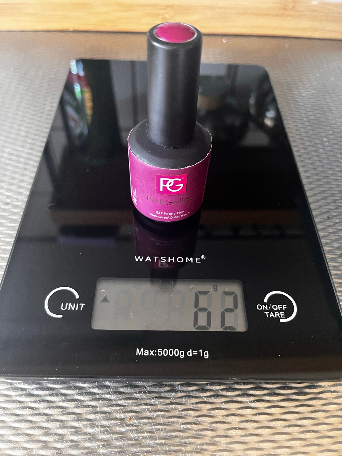 Pink Geliq 227 Peony Pink Gellak, Ophalen, Zo goed als nieuw, Handen en Nagels, Make-up