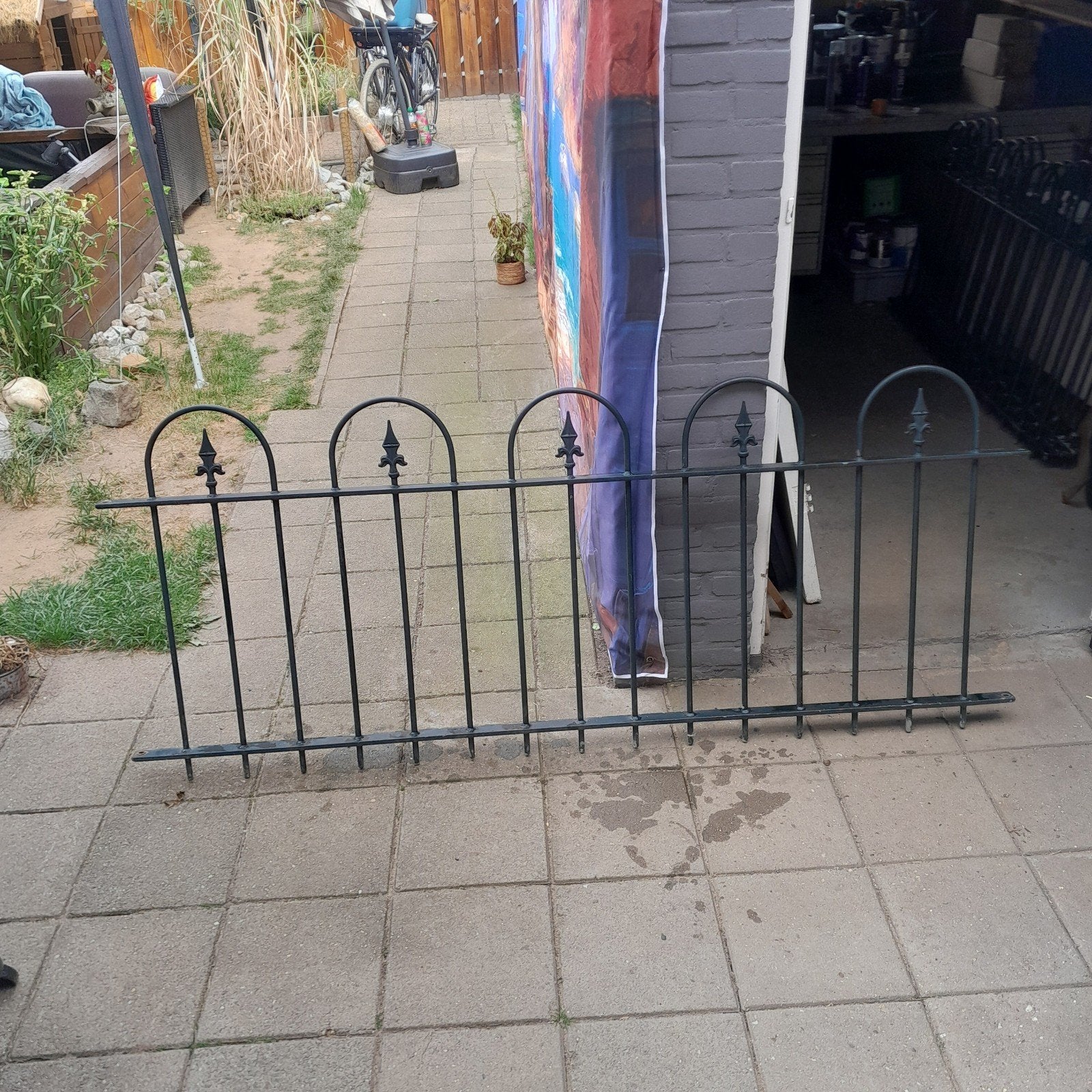 Hekwerk 1900x810mm, Tuin en Terras, Ophalen, Gebruikt, IJzer, Sierhekwerk