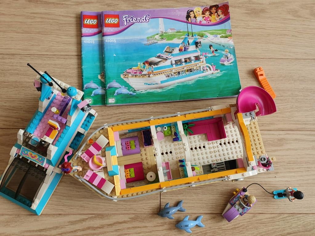 LEGO friends 41015 Dolfijn Cruiser compleet, Kinderen en Baby's, Speelgoed | Duplo en Lego, Compleet, Lego, Ophalen of Verzenden