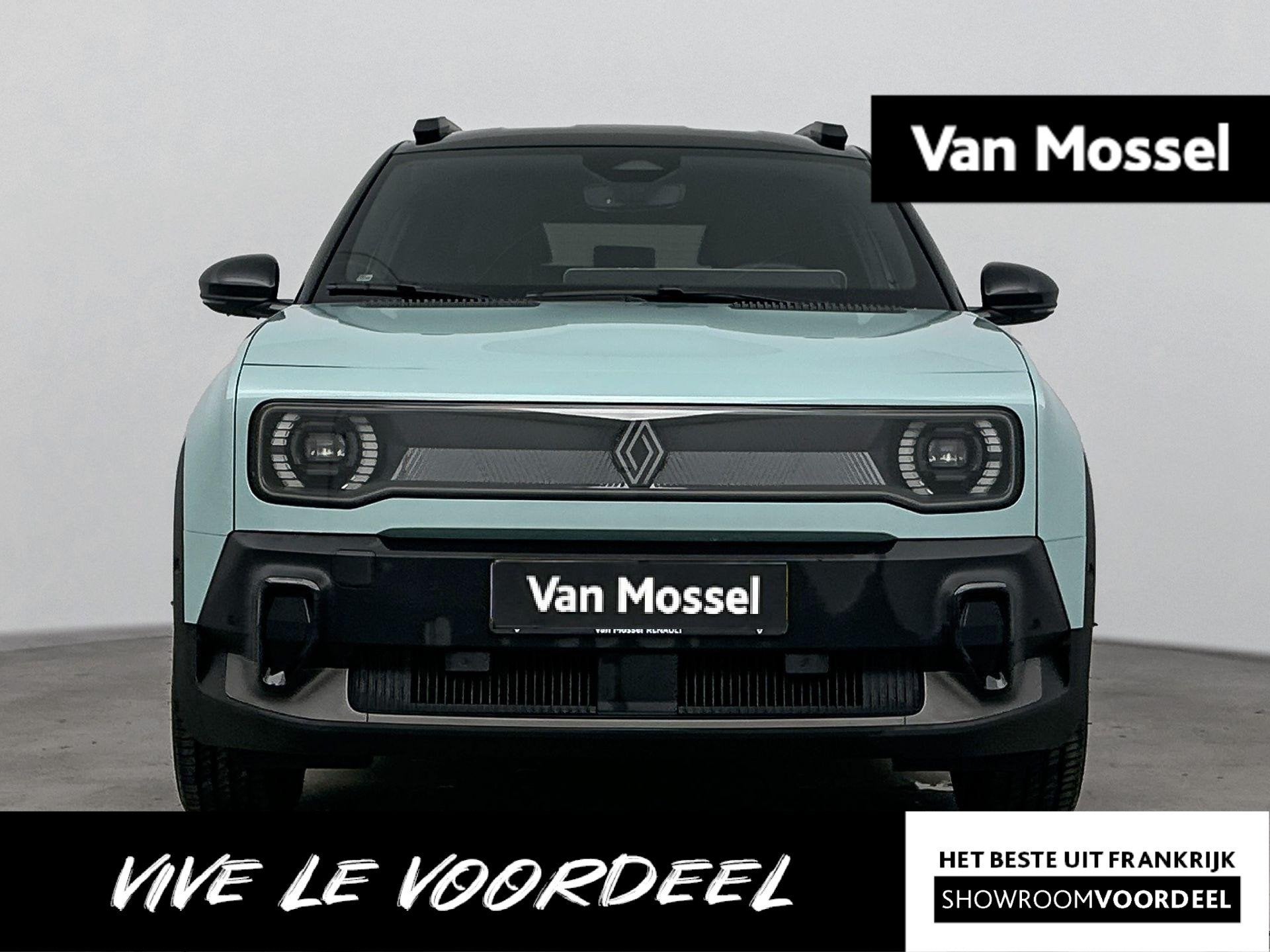 Renault 4 comfort range iconic 52 kWh | Automaat | Harman Ka, Auto's, Renault, 750 kg, 150 pk, Blauw, Leder en Stof