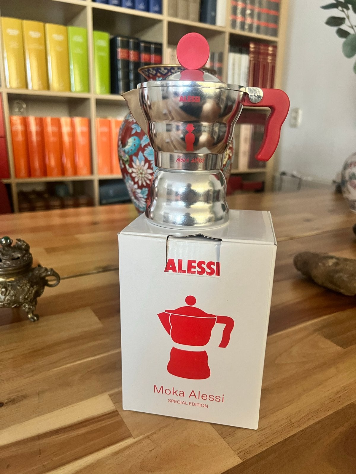 Alessi Moka Alessi Special Edition - Nieuw, Espresso apparaat, Nieuw, Gemalen koffie, Ophalen of Verzenden