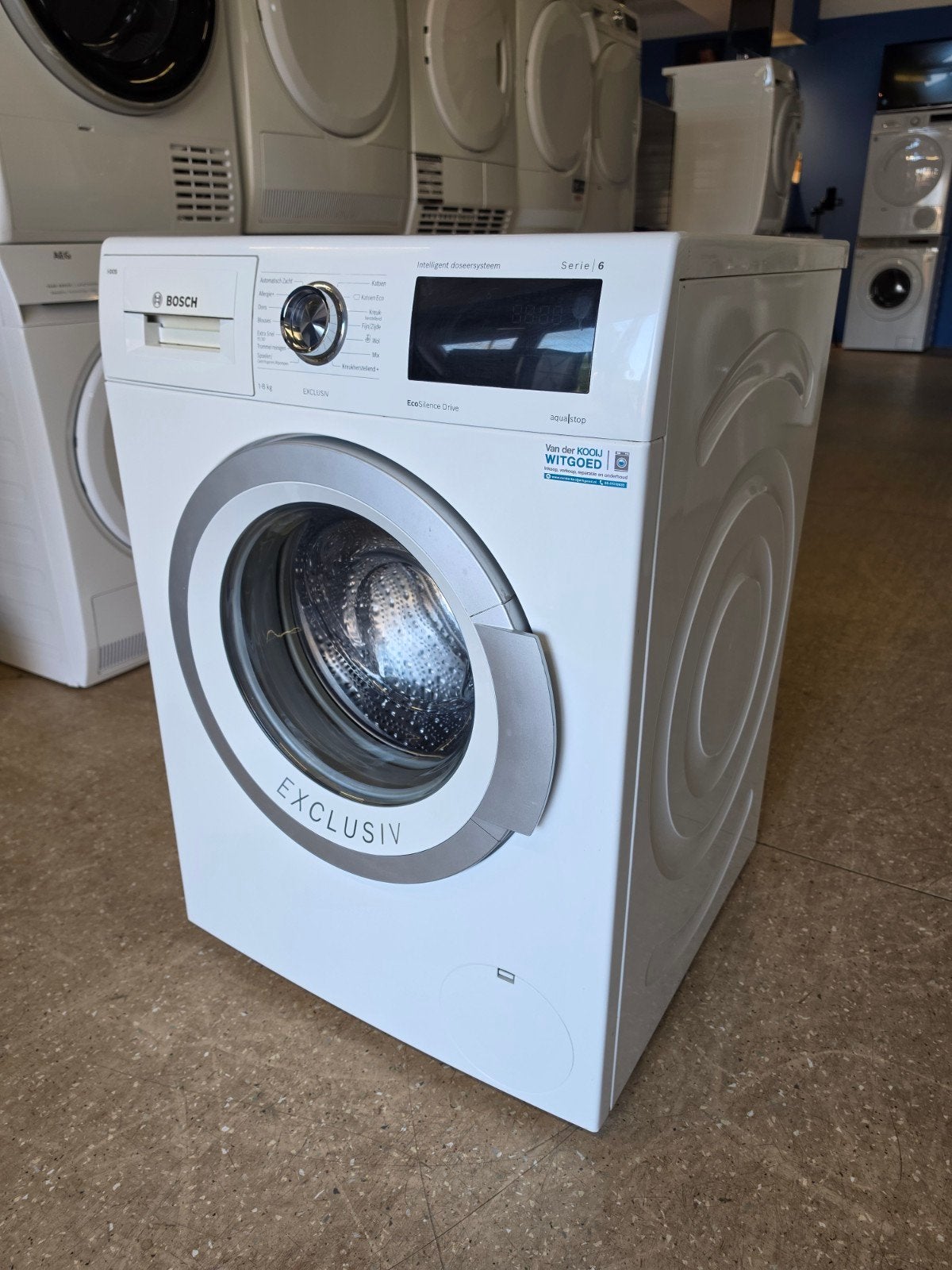 Bosch Serie 6 i dos wasmachine | 8 kilo | Gratis thuis 🚚✅️, Bosch, Jirnsum, 1200 tot 1600 toeren, 8 tot 10 kg