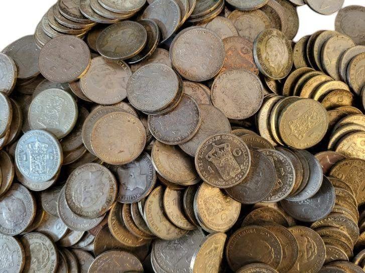 Nederland halve kilo netto zilveren Wilhelmina Guldens, Postzegels en Munten, Ophalen of Verzenden, Koningin Wilhelmina, Zilver