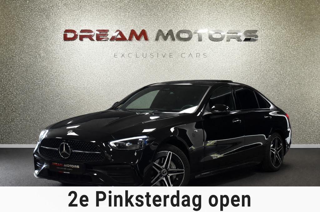Mercedes-Benz C-klasse 300 e AMG 313pk | BURMESTER | MEMORY, Automaat, Achterwielaandrijving, Gebruikt, Zwart