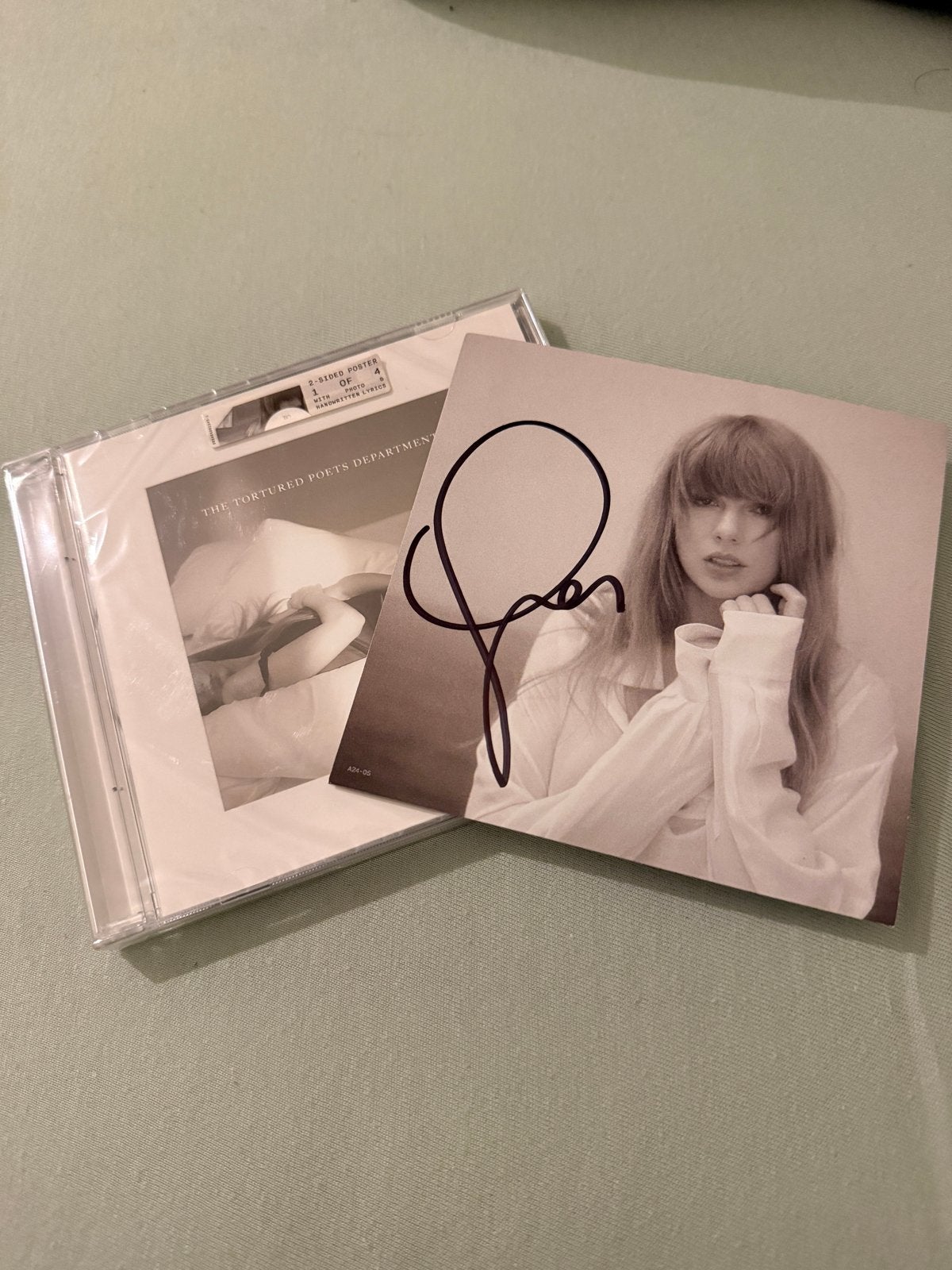 Taylor Swift - TTPD CD Gesigneerd (The Tortured Poets Depart, Cd's en Dvd's, Cd's | Pop, Pop, Ophalen of Verzenden, Gesigneerd