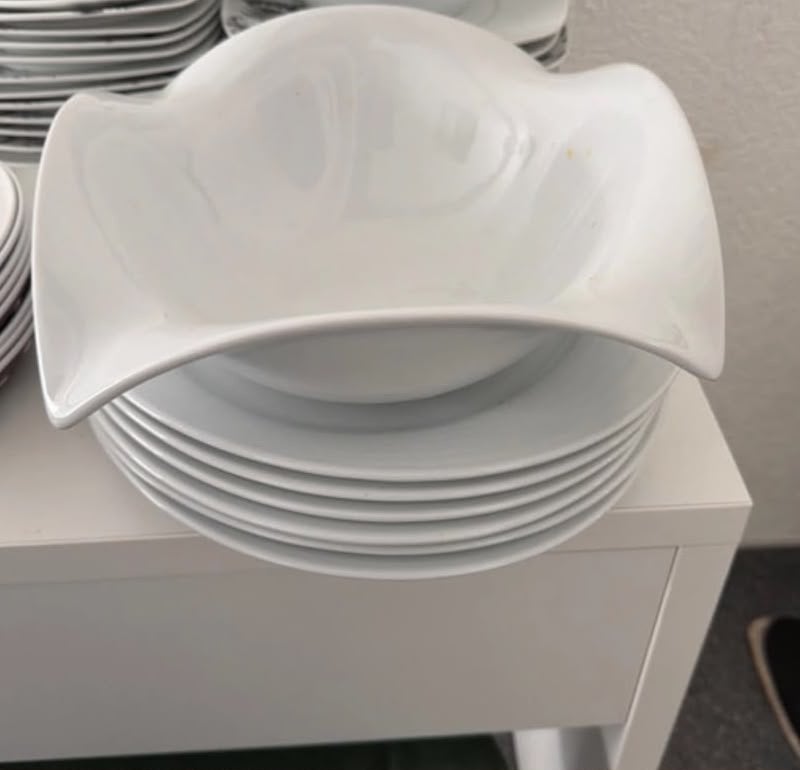 servies & glazen – diverse schalen, borden en glazen, Ophalen, Gebruikt, Overige stijlen, Bord(en)