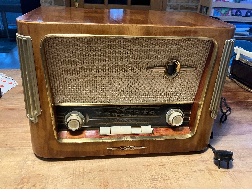 Vintage TEKADE buizenradio uit de jaren 50, Ophalen, Gebruikt, Radio