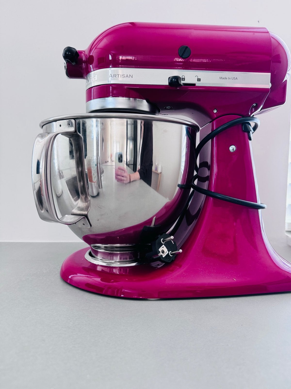 KitchenAid Artisan Keukenmixer -Rood, 4 liter of meer, 3 snelheden of meer, Ophalen of Verzenden, Zo goed als nieuw