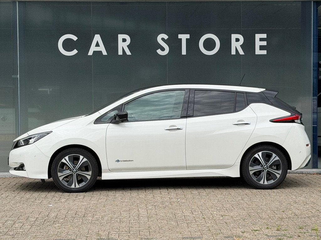 Nissan LEAF Tekna 40 kWh 87% SOH Apple Carplay/Android Auto/, Auto's, Nissan, Gebruikt, Zwart, 150 pk, 109 min