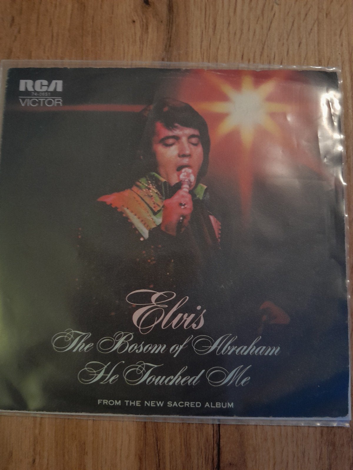 elvis presley 7inch bosom of abraham, Ophalen of Verzenden, Zo goed als nieuw, Pop
