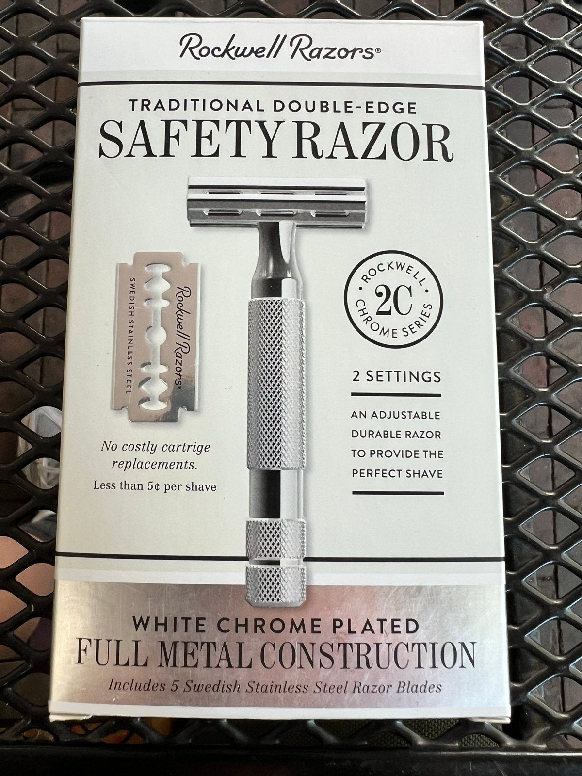 Rockwell Razors 2C Double Edge Safety Razor - Nieuwstaat, Ophalen of Verzenden, Zo goed als nieuw