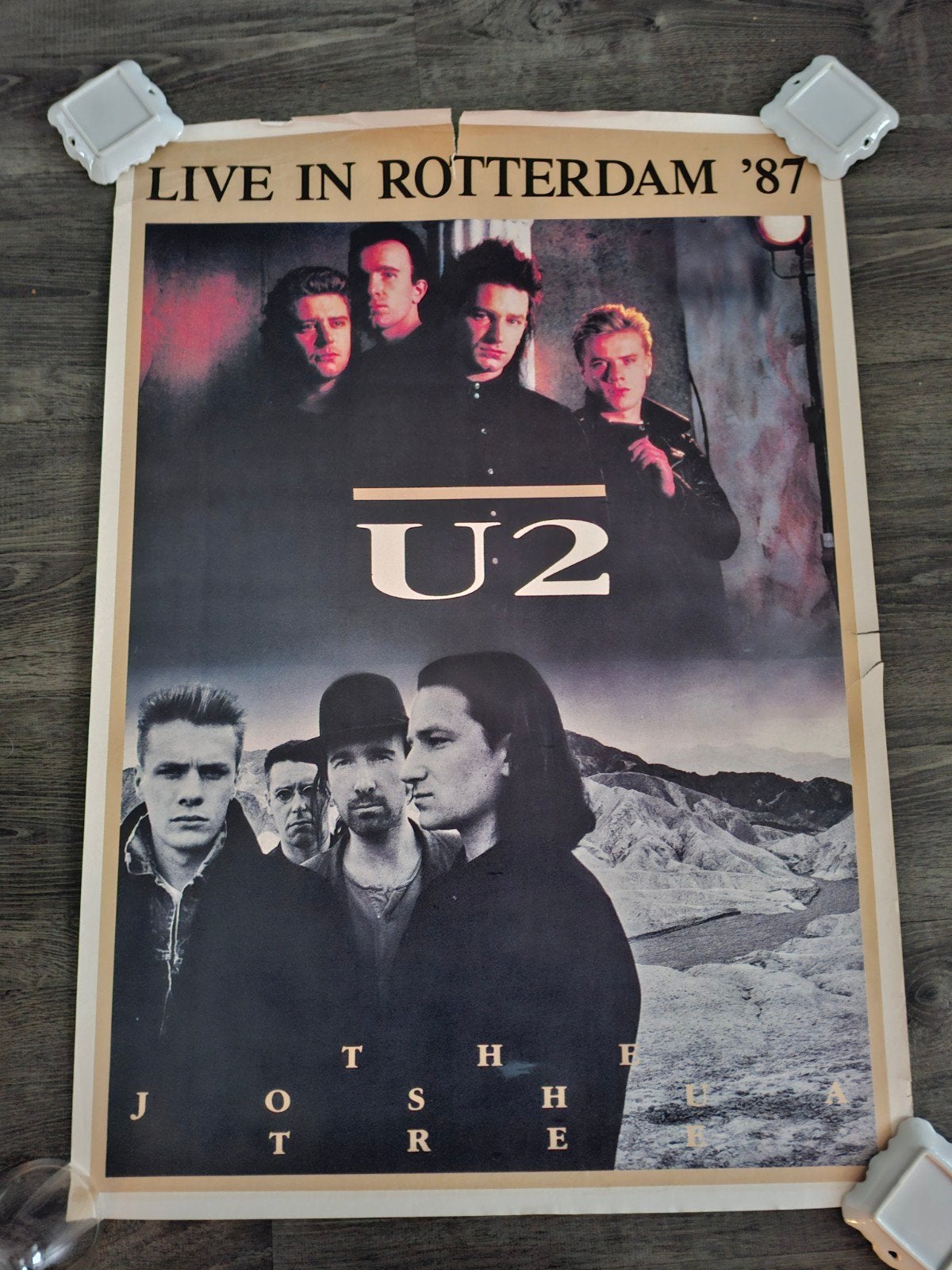 3 originele U2 tourposters (90x65cm), Verzamelen, Deurposter of groter, Ophalen of Verzenden, Muziek, Rechthoekig Staand
