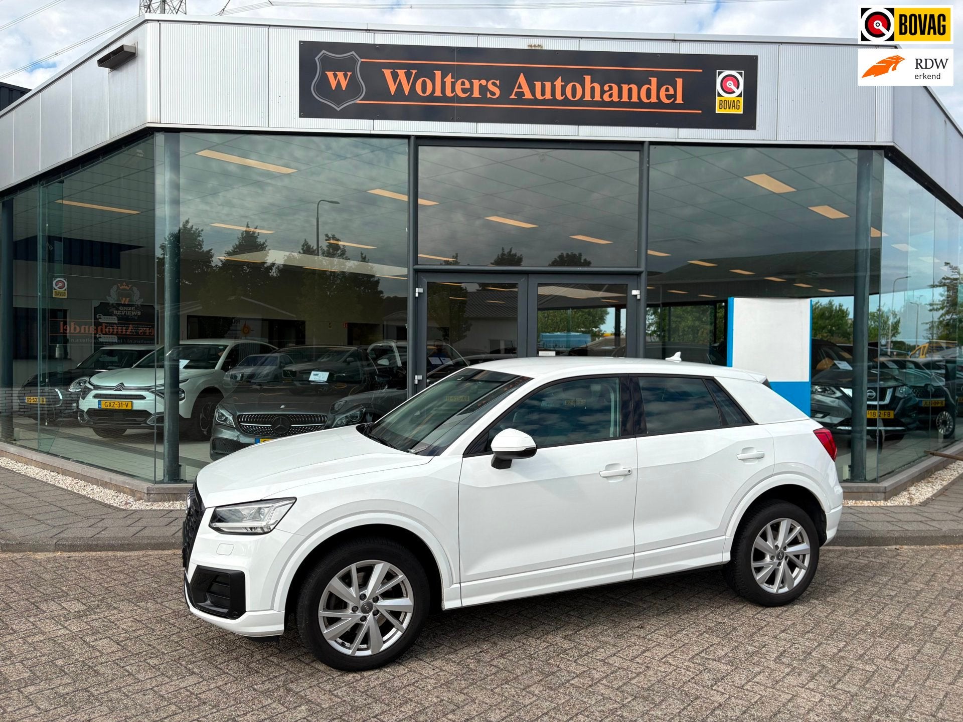 Audi Q2 1.0 TFSI Sport Pro Line S, Auto's, Stof, Gebruikt, 116 pk, Wit