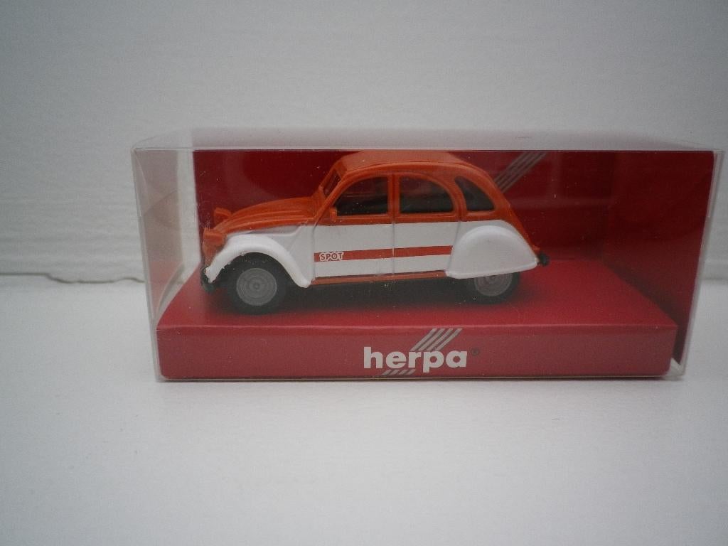 Herpa Citroen 2CV / eend Spot. Nieuw. 1/87 schaalmodel, Hobby en Vrije tijd, Modelauto's | 1:87, Ophalen of Verzenden, Nieuw, Auto