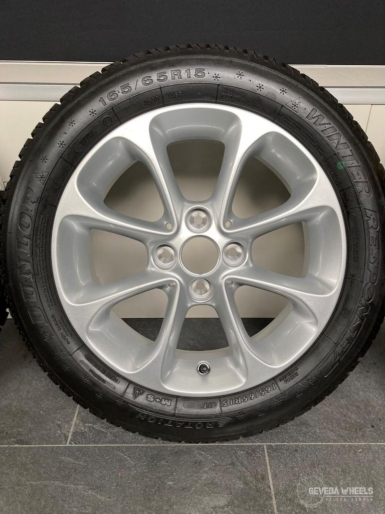 15” orig Smart Fortwo / Renault Twingo velgen + winterbanden, Gebruikt, 15 inch, -, -