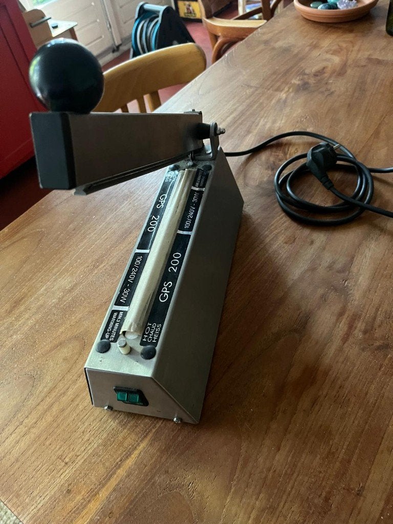 sealer || GPS 200 Impulse Sealer / Foliesealer – RVS, Ophalen of Verzenden, Gebruikt