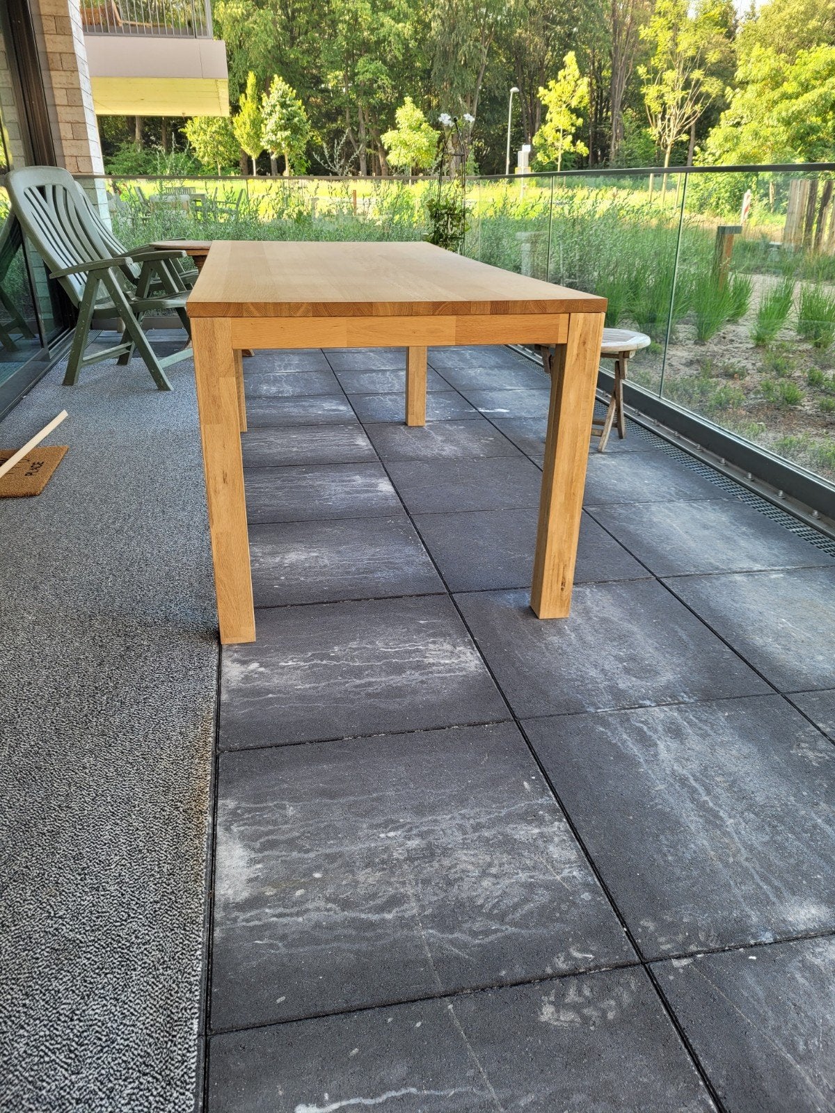 Robuuste eettafel - Zo goed als nieuw, Huis en Inrichting, Ophalen, 50 tot 100 cm, Zo goed als nieuw, Modern, Tijdloos