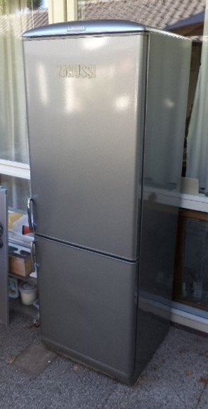 Zanussi koel / vriescombinatie, Witgoed en Apparatuur, Ophalen, Gebruikt, 200 liter of meer, Met aparte vriezer