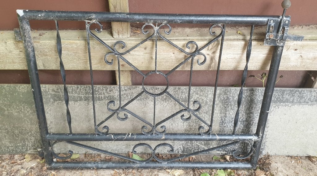 Sierhek tuinhek tuinpoort ca. 97 breed x 72 hoog, Tuin en Terras, Tuinpoorten, Ophalen, Gebruikt, 150 tot 200 cm, IJzer