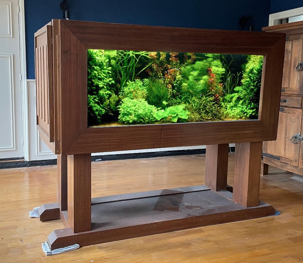 groot aquarium, Ophalen, Gebruikt, Leeg aquarium