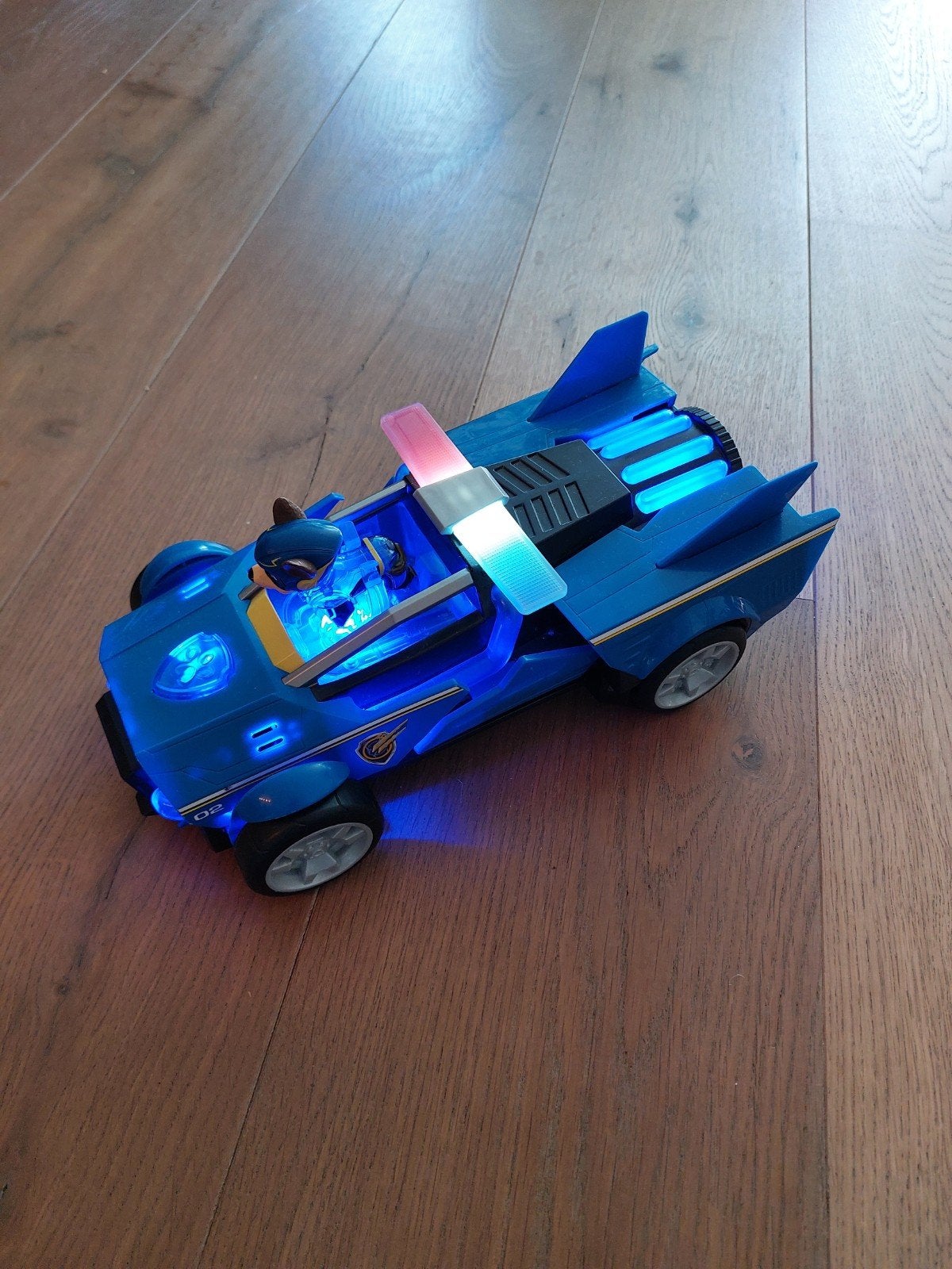 Paw Patrol: De Mighty Movie, Chase raketvoertuig, G1, Ophalen, Zo goed als nieuw