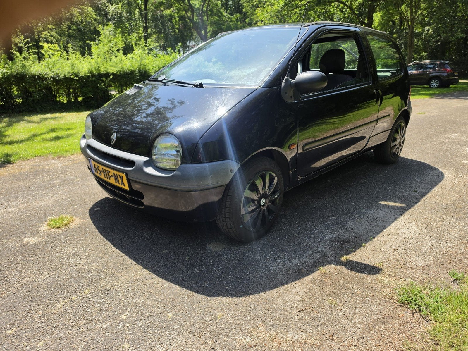 Renault Twingo 1.2 Euro 2000 2001 Zwart, Auto's, Renault, Voorwielaandrijving, 600 kg, 4 cilinders, Zwart