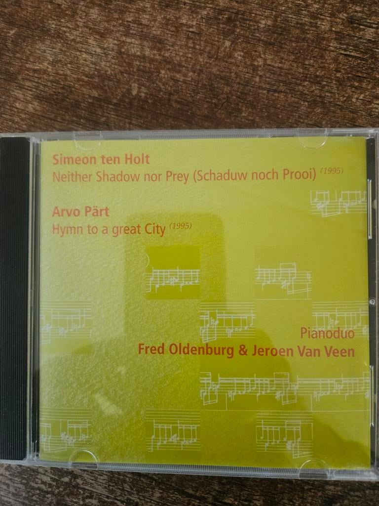 Simeon ten Holt & Arvo Pärt - Pianoduo CD, Cd's en Dvd's, Ophalen of Verzenden, Modernisme tot heden, Zo goed als nieuw, Kamermuziek