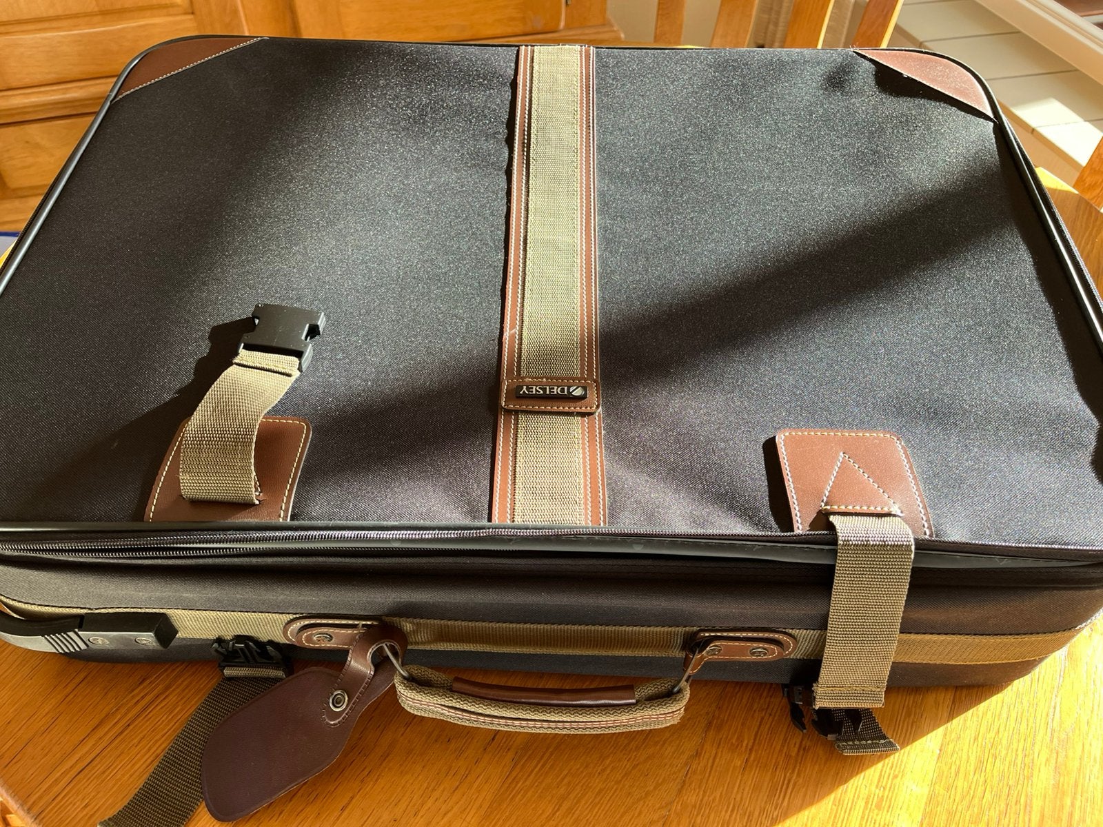 Delsey zacht koffer, Ophalen, Gebruikt, Zacht kunststof, 70 cm of meer