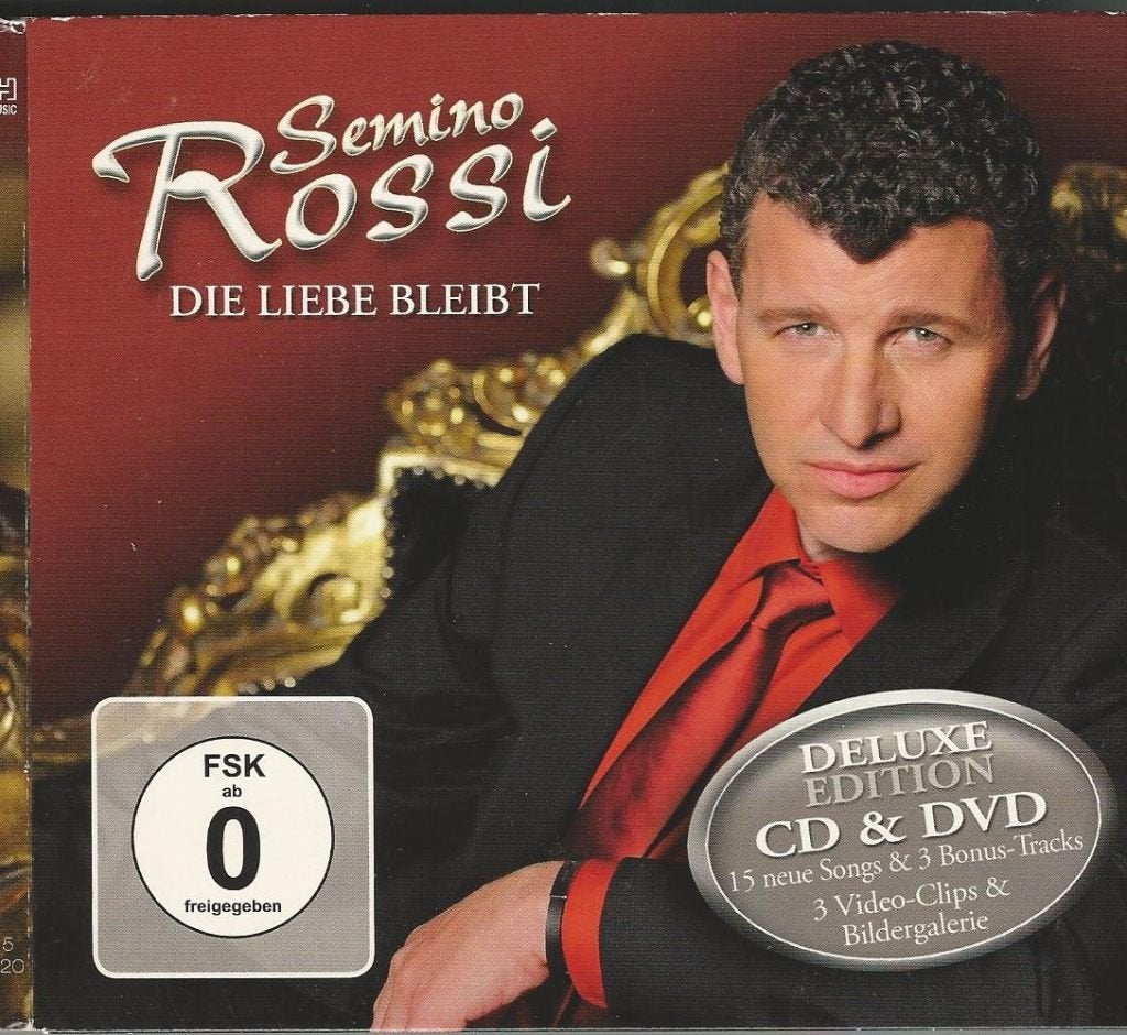 Semino Rossi - Die Liebe bleibt = CD+DVD = digipack = 5,99, Ophalen of Verzenden, Zo goed als nieuw