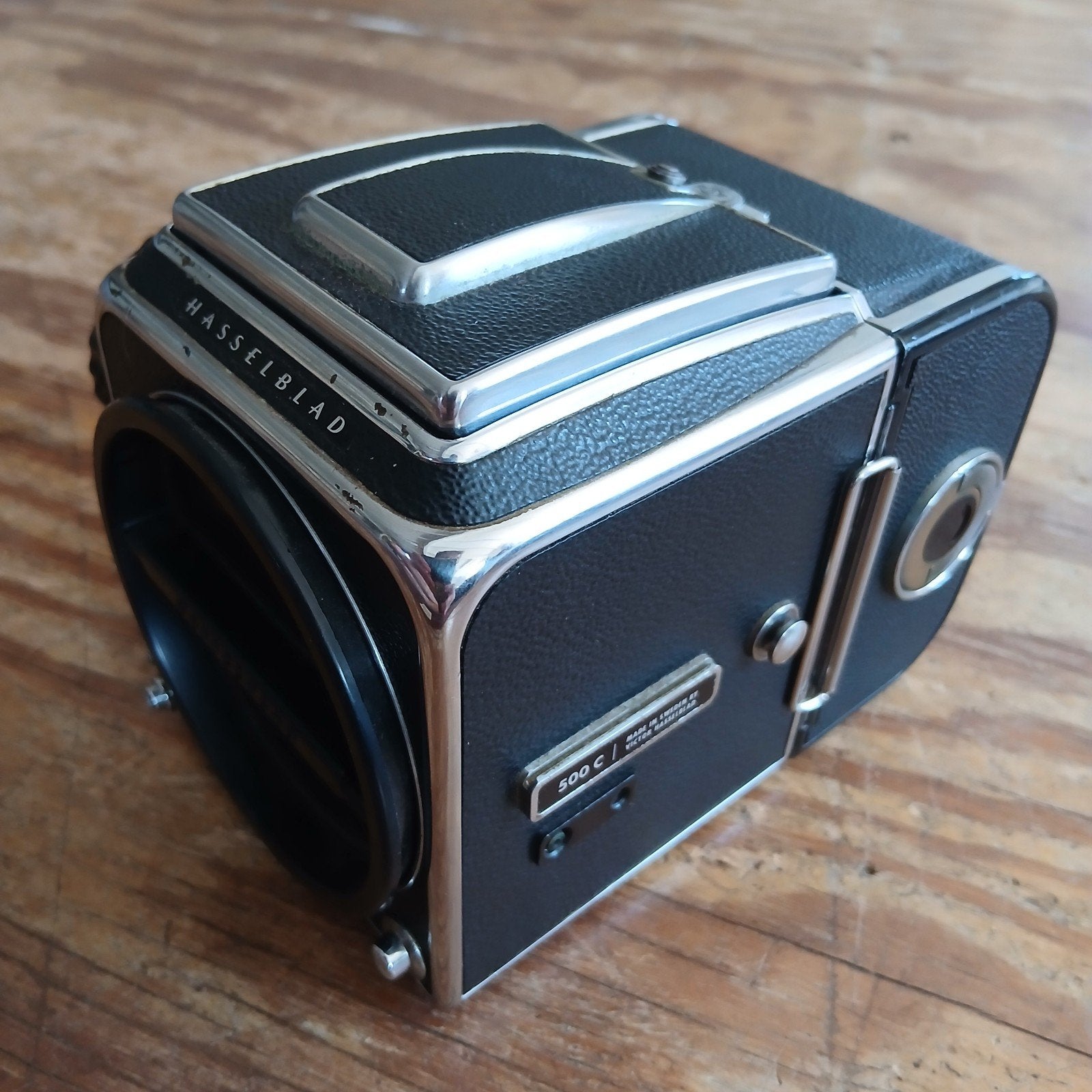 Hasselblad 500 c Body en Filmback, Ophalen of Verzenden, Spiegelreflex, Overige Merken