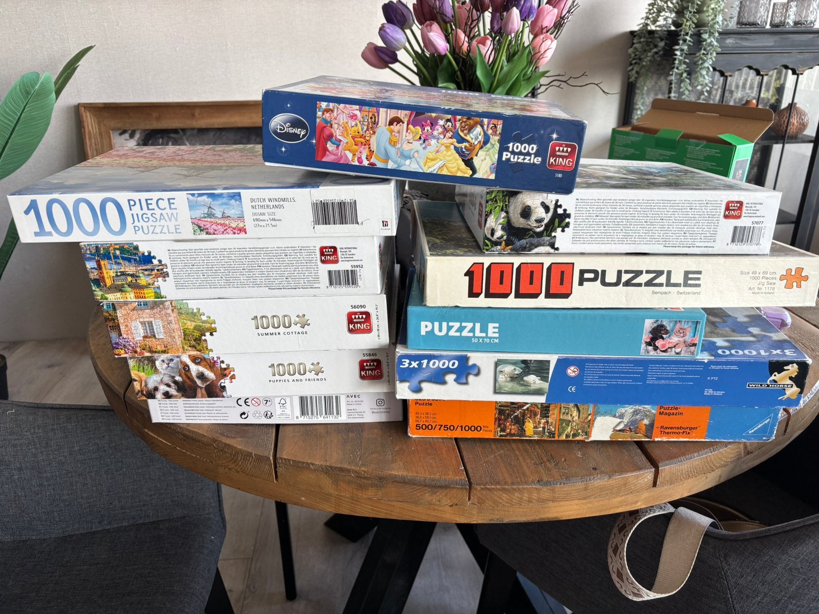 13 legpuzzels, Ophalen, 500 t/m 1500 stukjes, Gebruikt