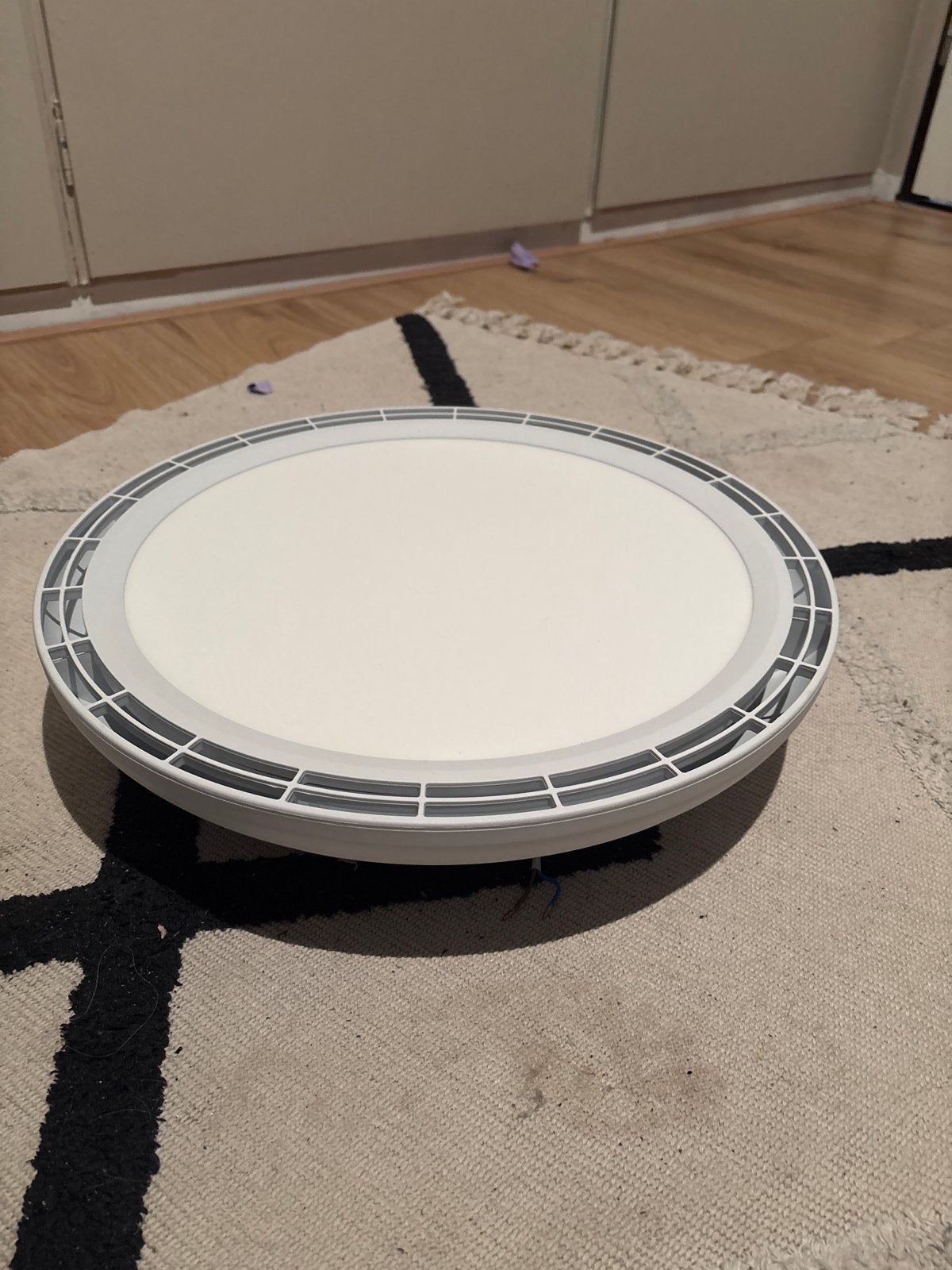 Plafondlamp/ventilator action, Huis en Inrichting, Ophalen, Kunststof, Modern, Zo goed als nieuw
