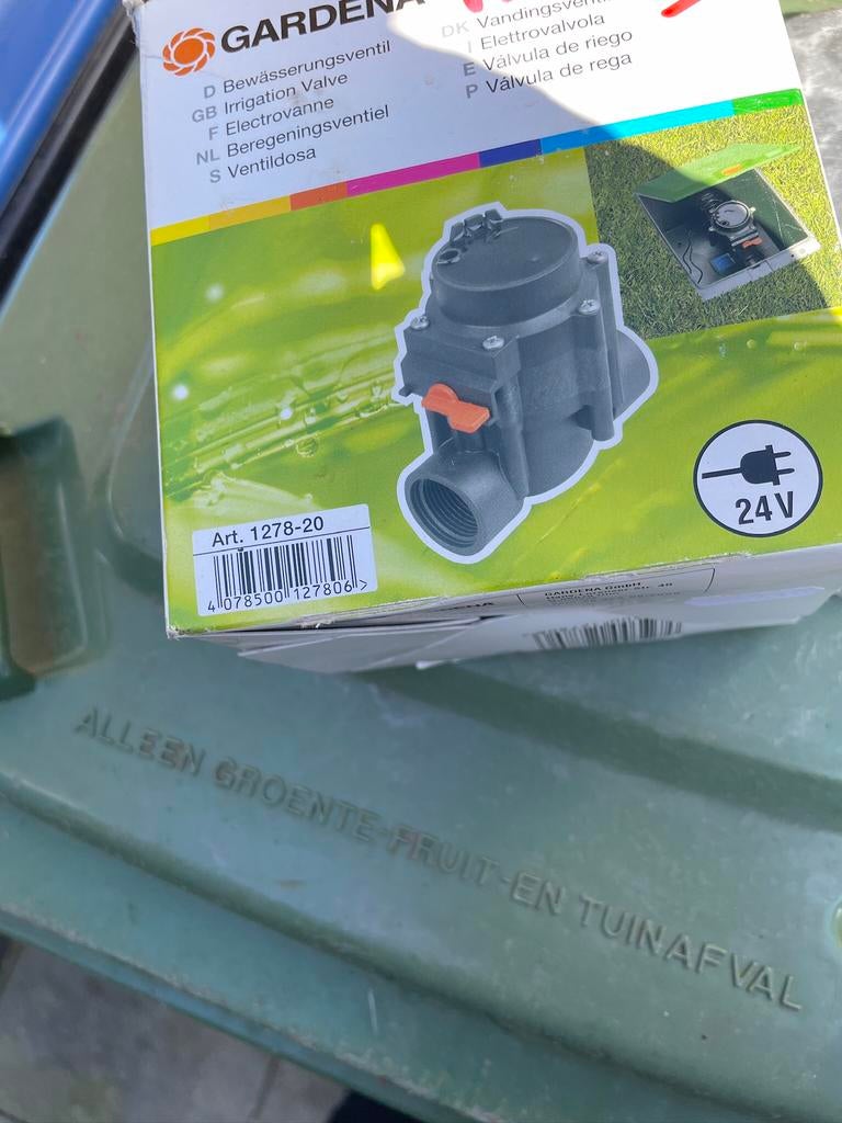Gardena beregeningsventiel 24volt, Ophalen of Verzenden, Zo goed als nieuw, Overige typen