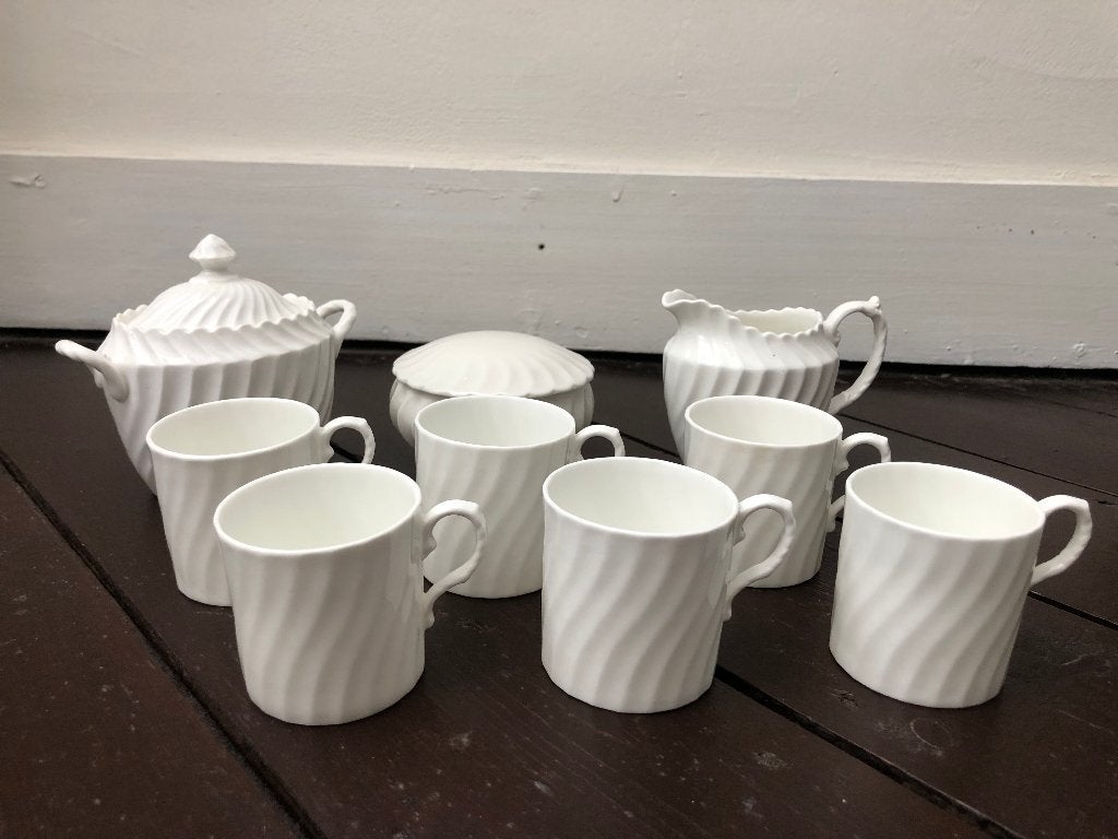Porseleinen Mokka servies van Ainsley, Antiek en Kunst, Antiek | Servies compleet, Ophalen